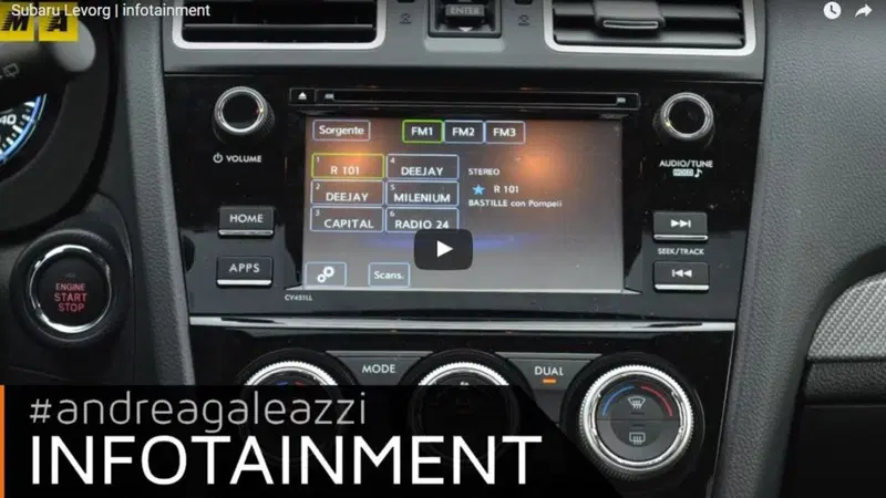 Subaru Levorg: il focus sull'infotainment [Video]