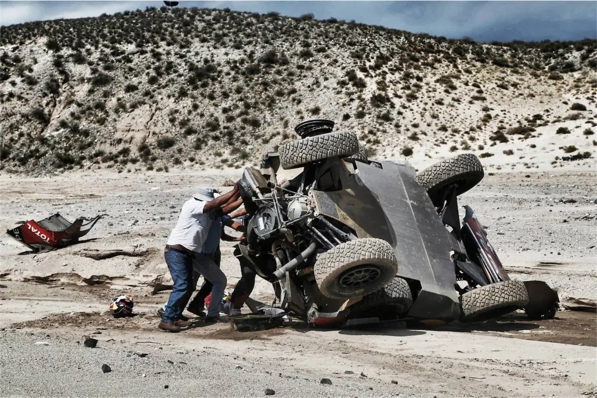 Dakar 2016, le foto degli incidenti più spettacolari (12)
