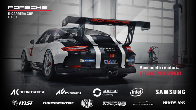 Porsche e-Carrera Cup Italia, il 1&deg; trofeo monomarca virtuale