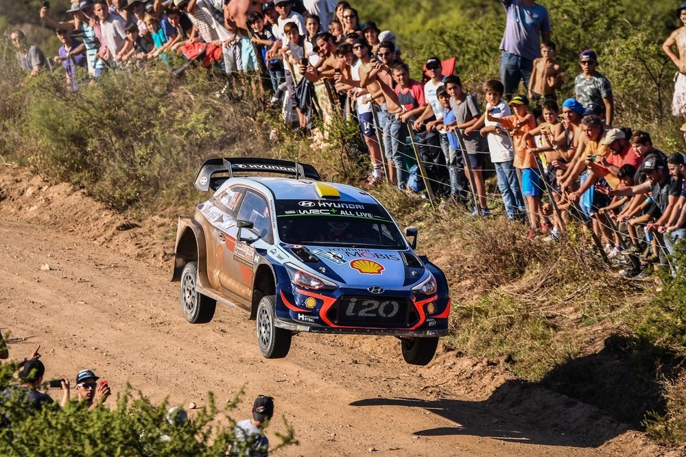 Mikkelsen durante la PS9 del WRC Argentina 2018