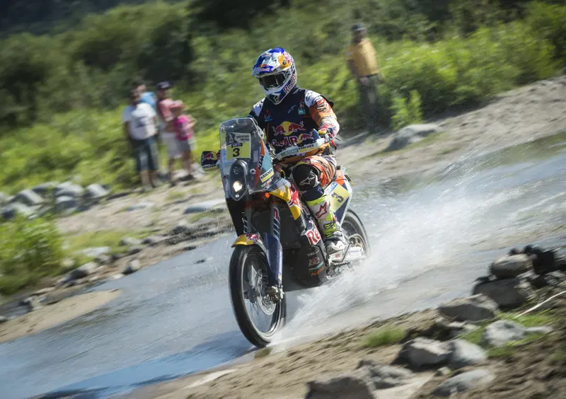 Il vincitore della Dakar 2016 nella categoria moto, l'australiano Toby Price