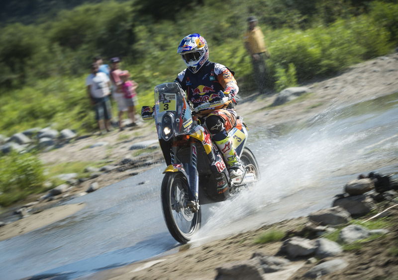 Il vincitore della Dakar 2016 nella categoria moto, l&#039;australiano Toby Price