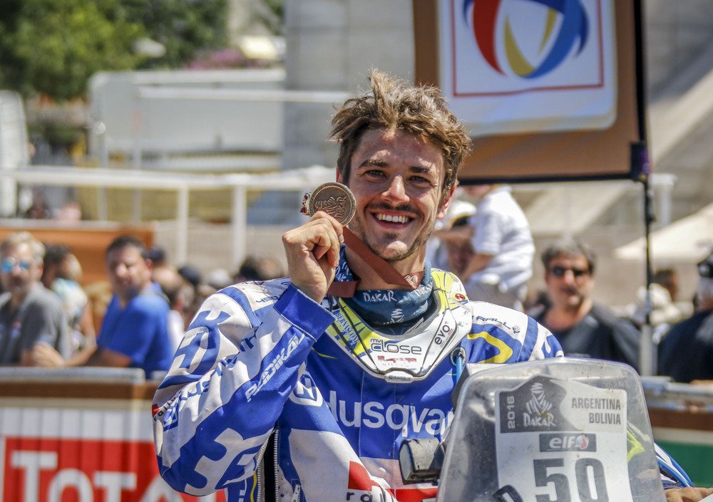 Il nostro Jacopo Cerutti, miglior rookie della Dakar 2016 nelle moto