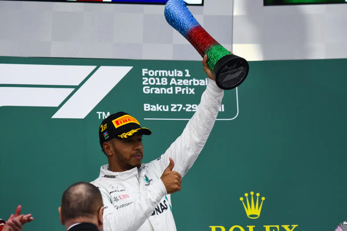 F1, GP Baku 2018, Hamilton: «Sono stato molto fortunato»  (33)