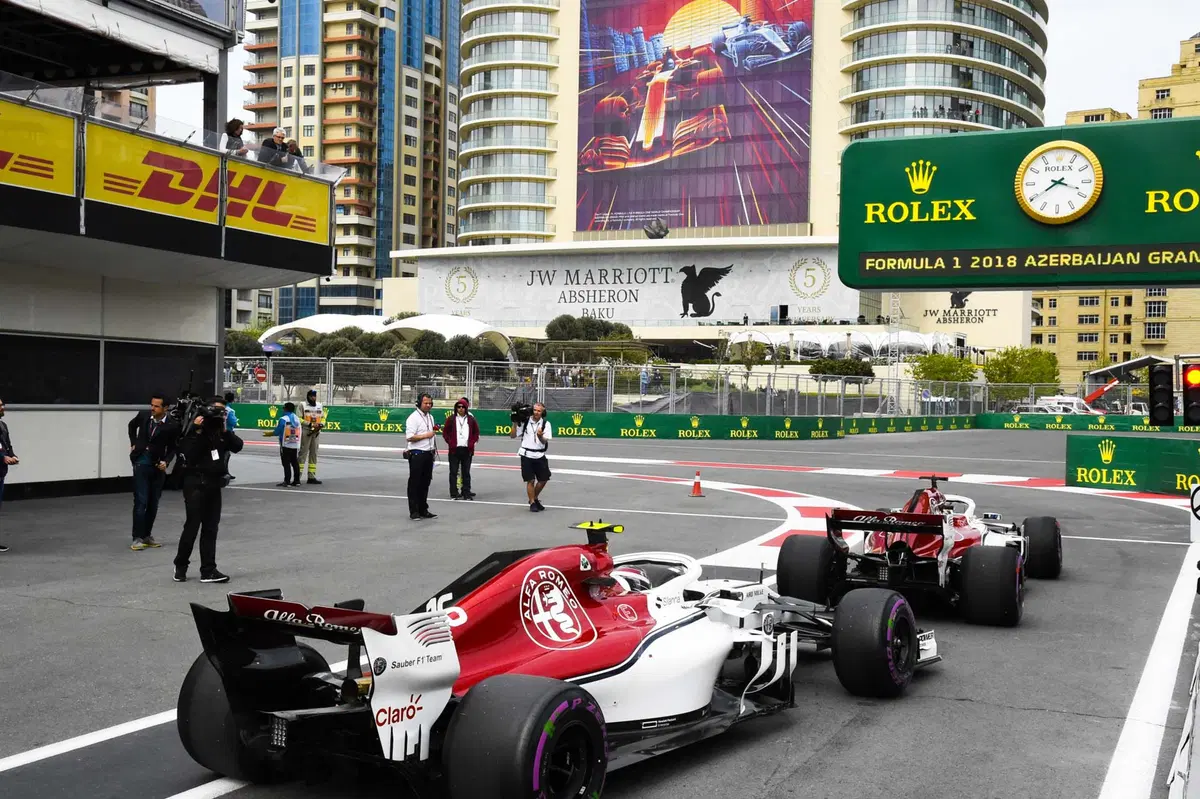 F1, GP Baku 2018, Hamilton: «Sono stato molto fortunato»  (37)