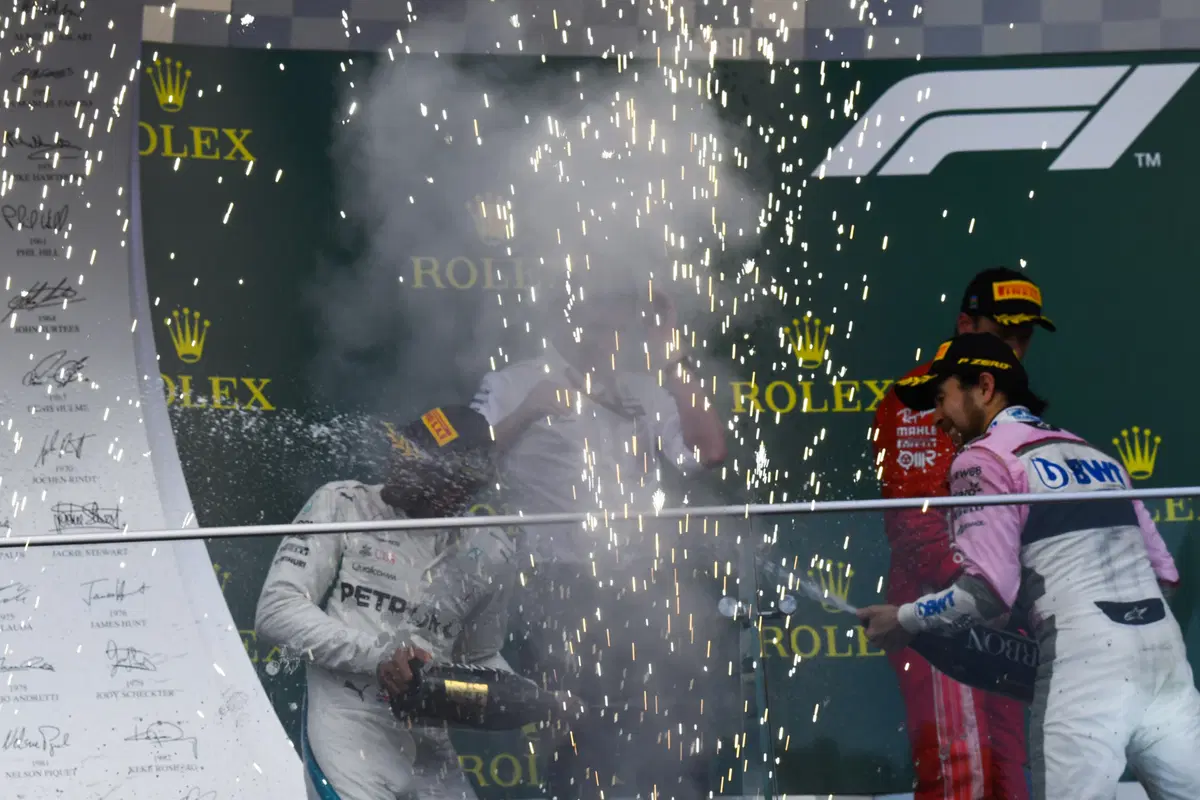 F1, GP Baku 2018, Hamilton: «Sono stato molto fortunato»  (40)