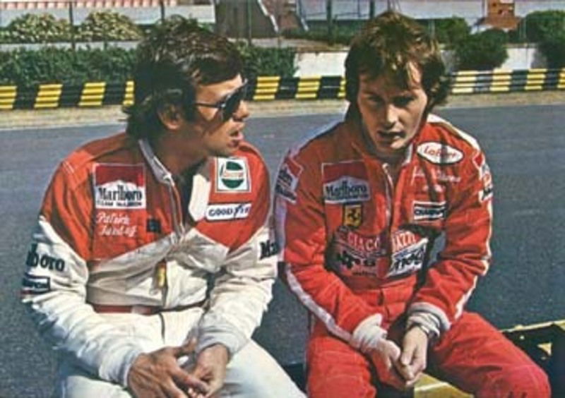 Patrick Tambay e Gilles Villeneuve