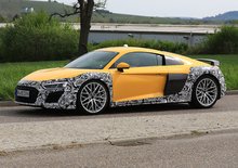 Audi R8 restyling, le foto spia