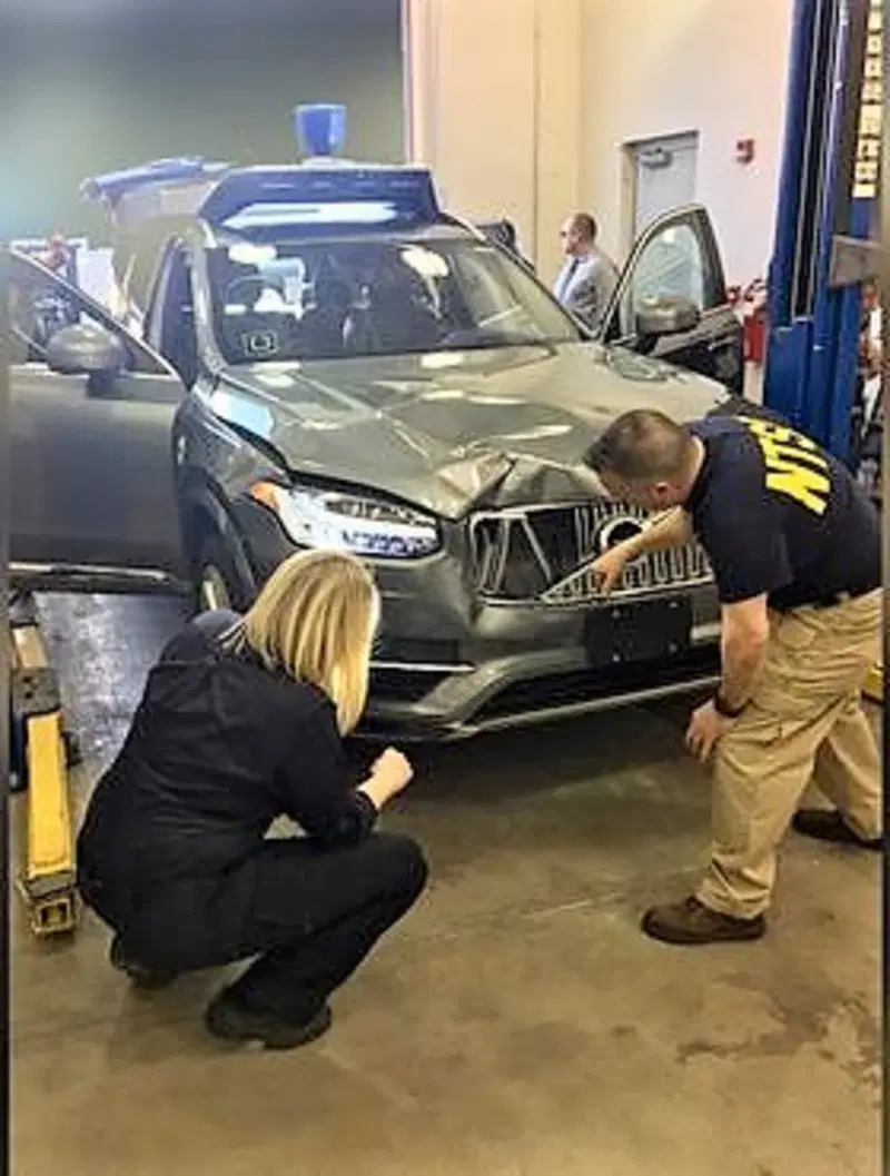 Le indagini del NTSB americano sulla Volvo di Uber coinvolta nell'incidente mortale in Arizona