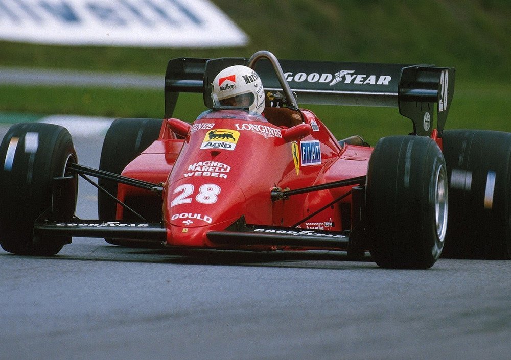 Arnoux in azione in Austria nel 1984