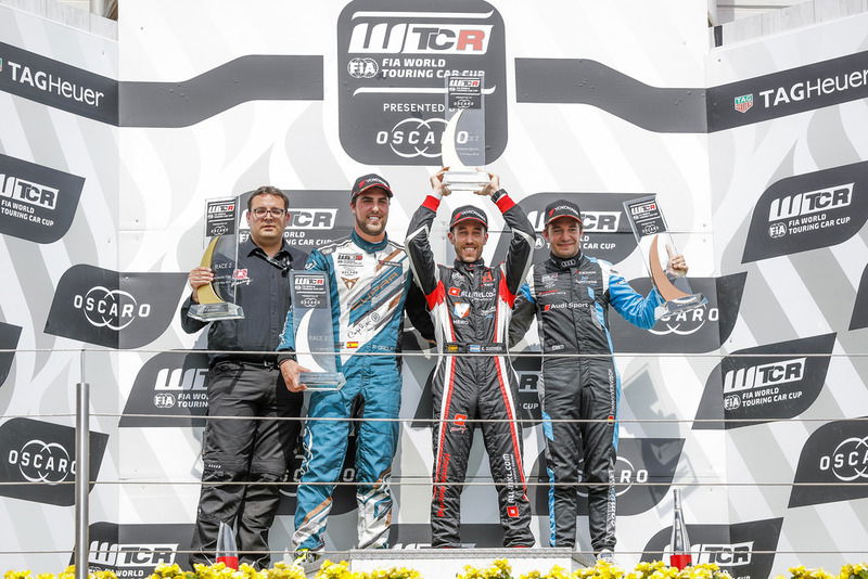 Il podio del WTCR al Nurburgring