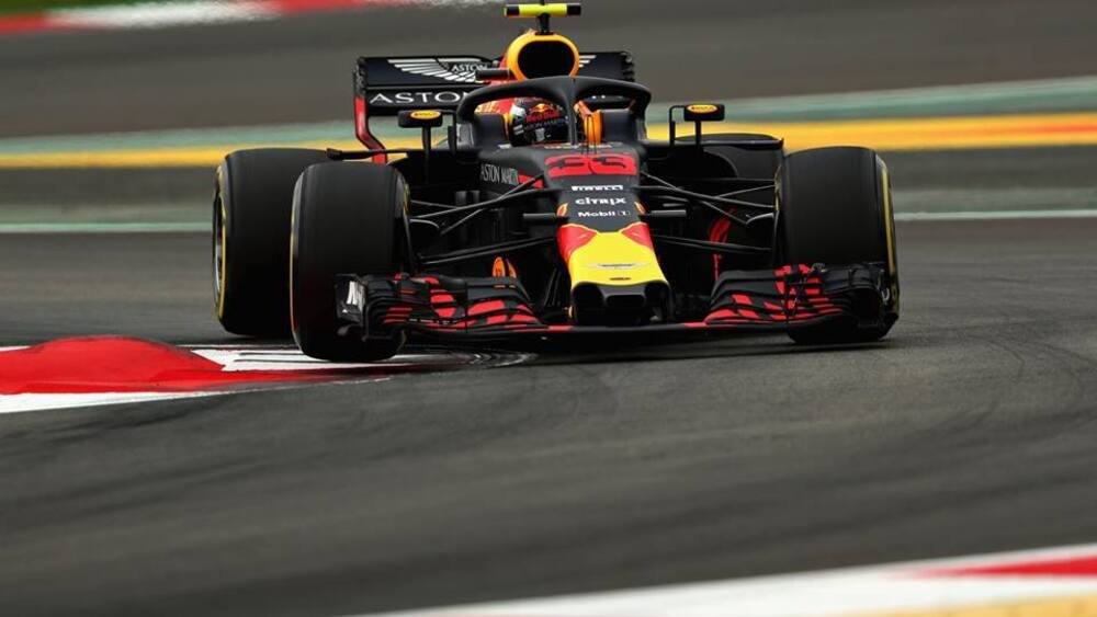 Max Verstappen, della Red Bull, prender&agrave; il via del GP di Spagna 2018 dalla quinta posizione