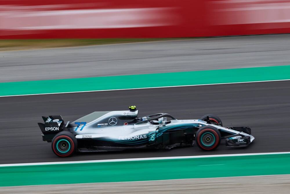 Il secondo posto di Bottas nel GP di Spagna completa la doppietta Mercedes