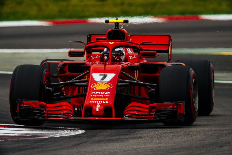 Ritiro per Kimi Raikkonen nel GP di Spagna