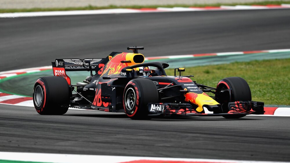 Daniel Ricciardo, della Red Bull, ha tagliato il traguardo in quinta posizione