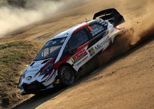 WRC 2018 Portugal. Fuoco alle polveri. Tanak (Toyota) nel Super Stage