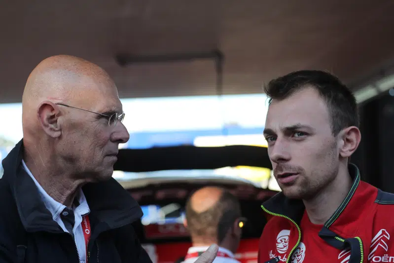 Stephane Lefebvre con il nostro Piero Batini