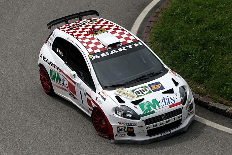 La Abarth Grande Punto S2000 di Giandomenico Basso nel 2007