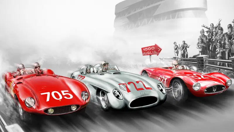 MILLE MIGLIA la carovana del tempo che mette tutti d'accordo, ambientalisti compresi