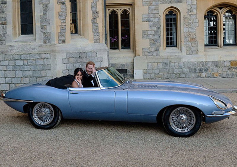 Matrimonio Harry e Meghan, una Jaguar E-Type Zero Concept per il Royal Wedding