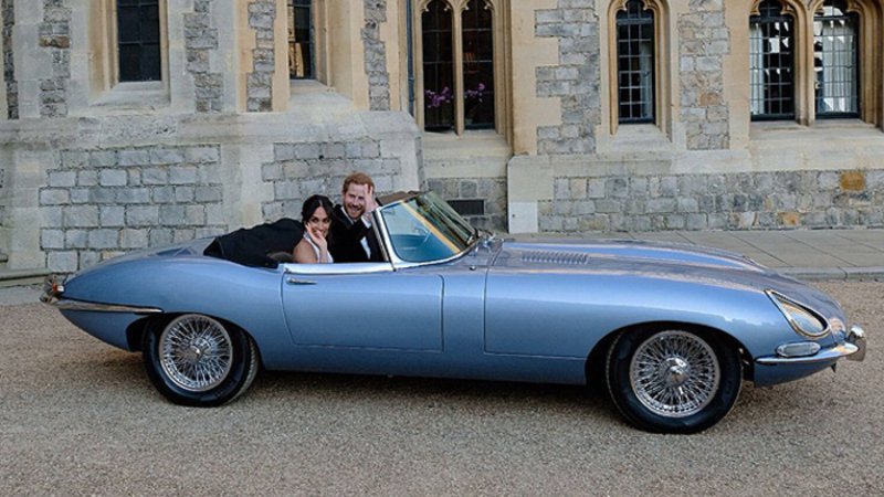 Matrimonio Harry e Meghan, una Jaguar E-Type Zero Concept per il Royal Wedding