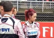 F1, ecco le vere grid girl, le meccaniche Force India Michelle e Emilie