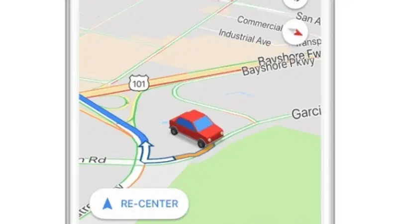 Google Maps, come attivare l'indicatore auto 3D sul navigatore