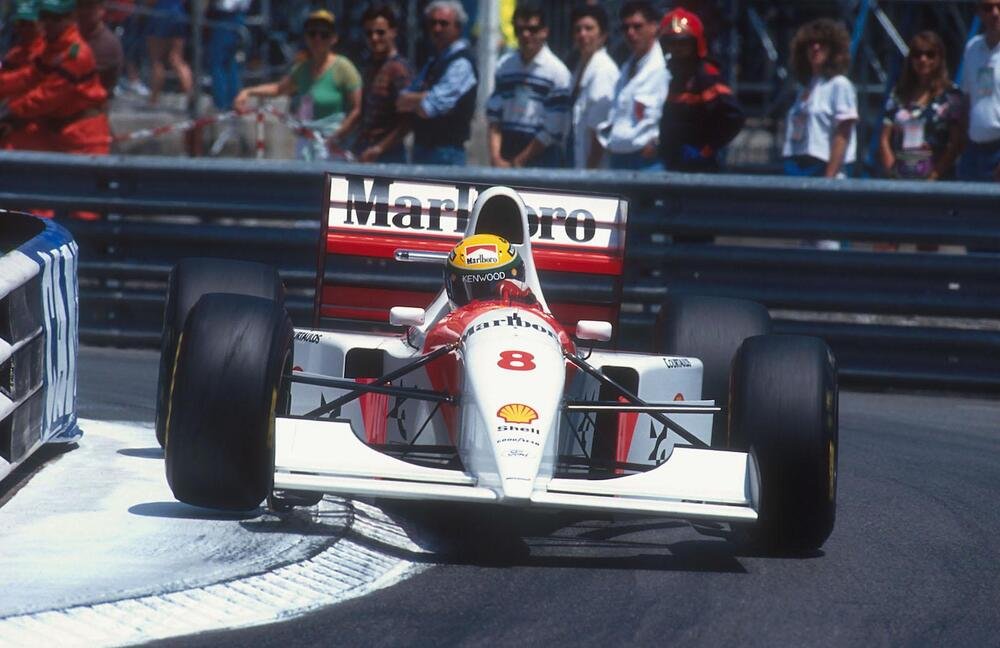 Ayrton Senna a Monaco nel 1993