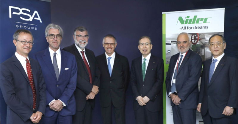 Nasce &quot;Nidec-PSA emotors&rdquo;, la joint venture per motori elettrici