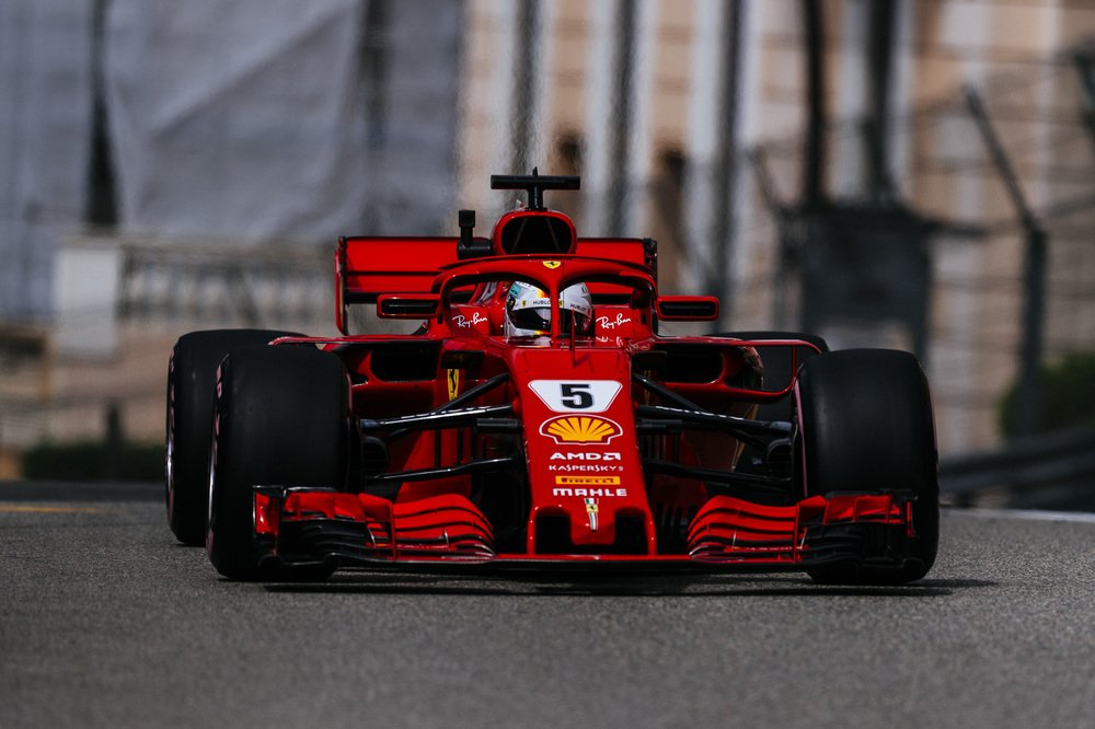 Sebastian Vettel, terzo nelle FP2 del GP di Monaco 2018