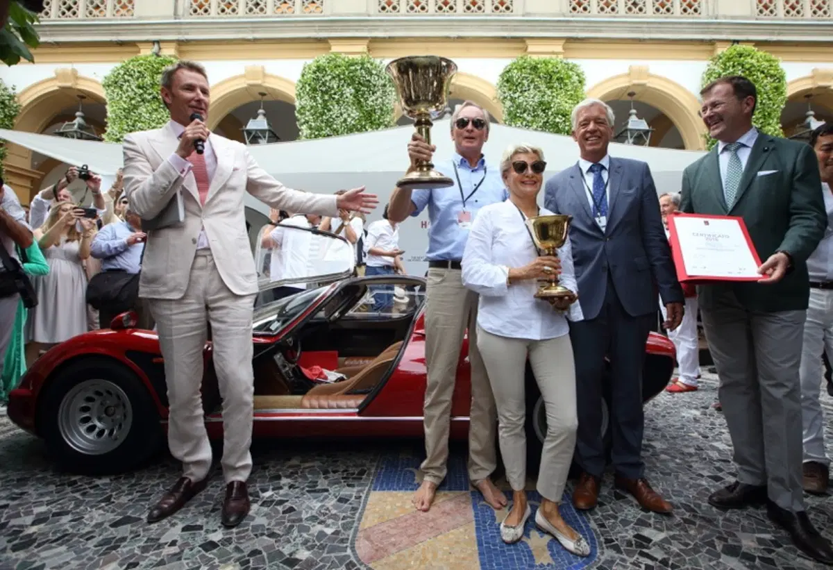 Alfa Romeo 33/2 Stradale vince al Coppa d'Oro al Concorso d'eleganza di Villa d'Este (4)