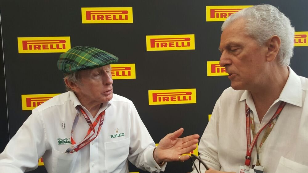 Jackie Stewart e Marco Tronchetti Provera