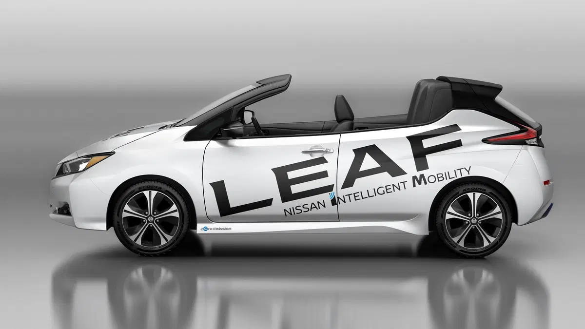 Nissan Leaf Open Car: l'elettrica diventa cabriolet