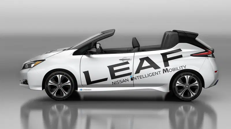Nissan Leaf Open Car: l'elettrica diventa cabriolet