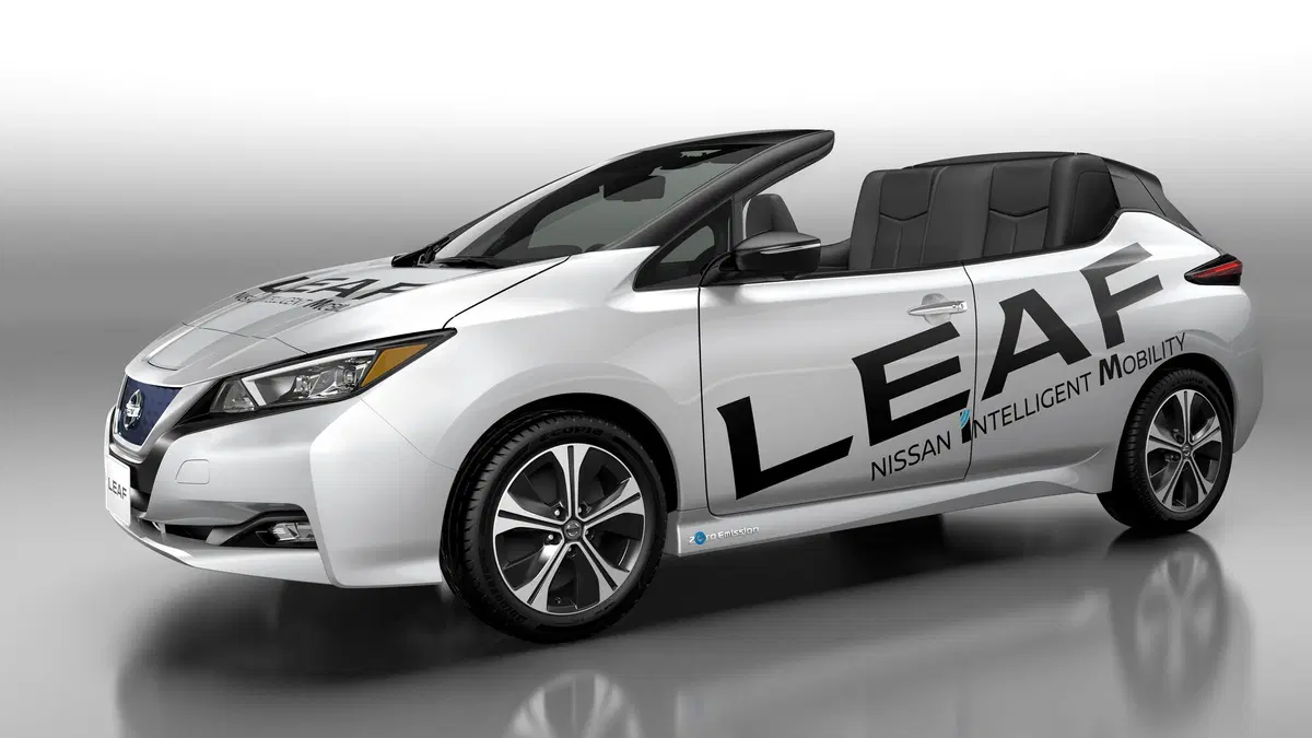 Nissan Leaf Open Car: l'elettrica diventa cabriolet (3)