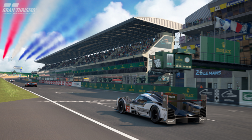 Uno screenshot del circuito di Le Mans