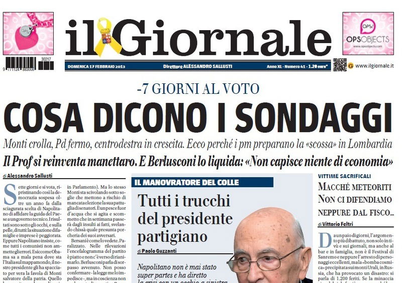 &quot;il Giornale&quot; dedica 4 pagine ai motori