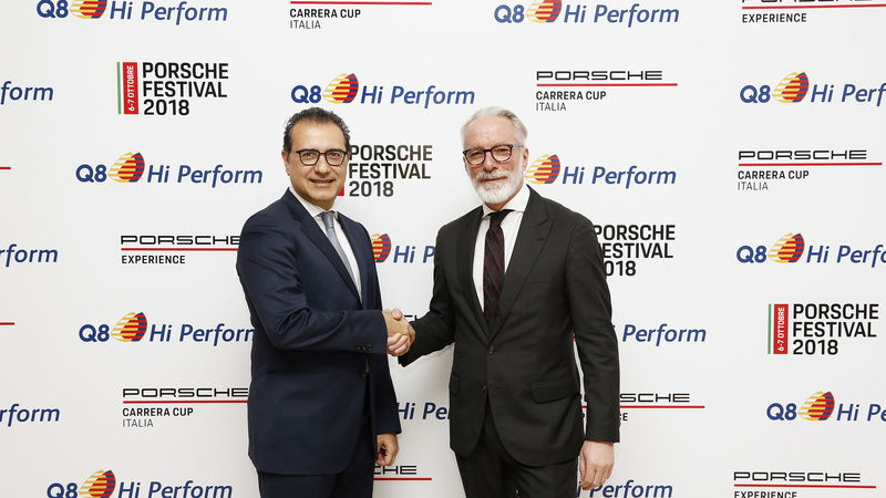 Q8 Hi Perform partner ufficiale di Porsche Italia per il 2018