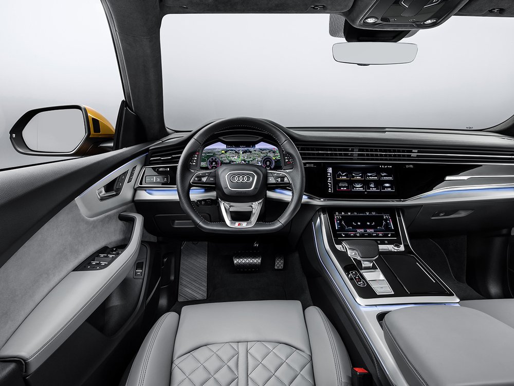 Gli interni della nuova Audi Q8