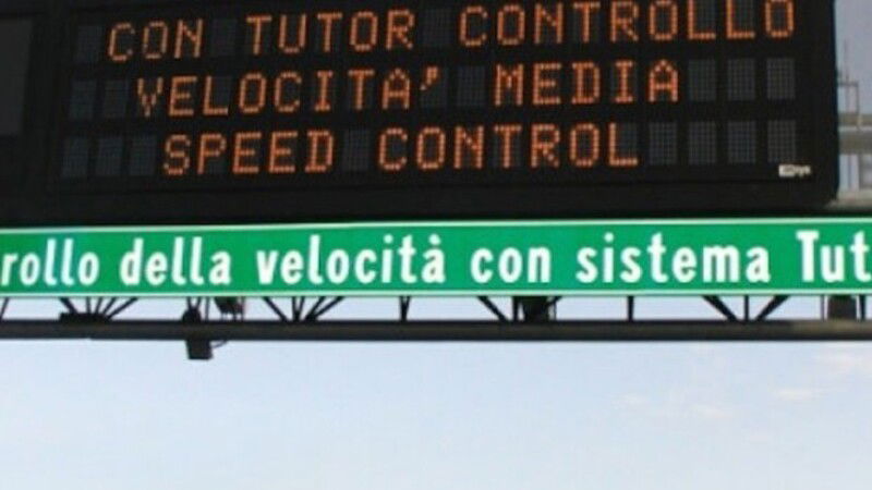 Autostrade: nuovo Tutor pi&ugrave; preciso e veloce, sar&agrave; attivo da luglio