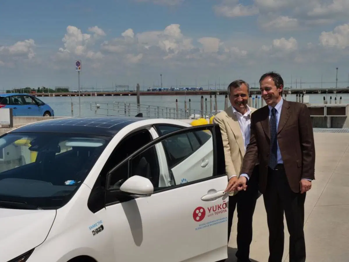 Yuko: a Venezia il primo car sharing ibrido con Toyota [video] (2)
