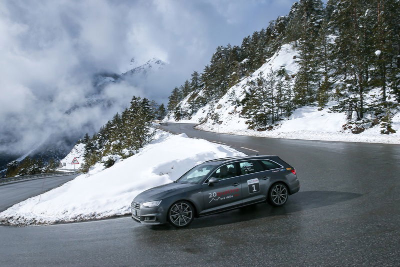 #Audi20quattro, le prime fasi della gara