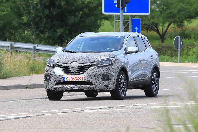 Renault Kadjar restyling, le foto spia 