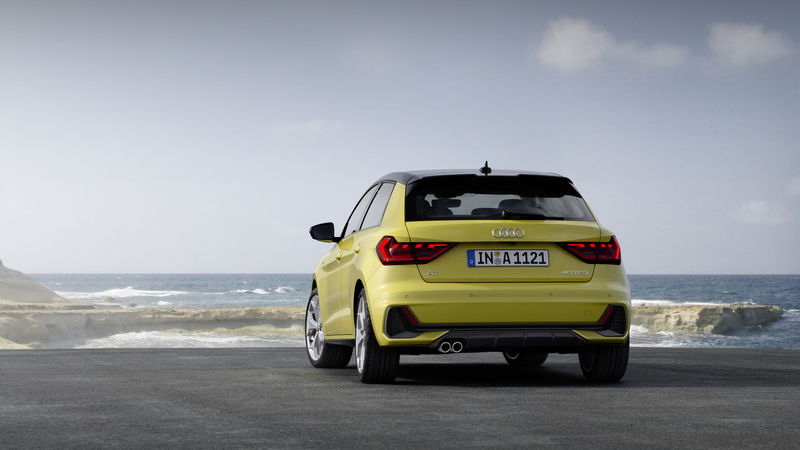 Il retro della nuova Audi A1 2018