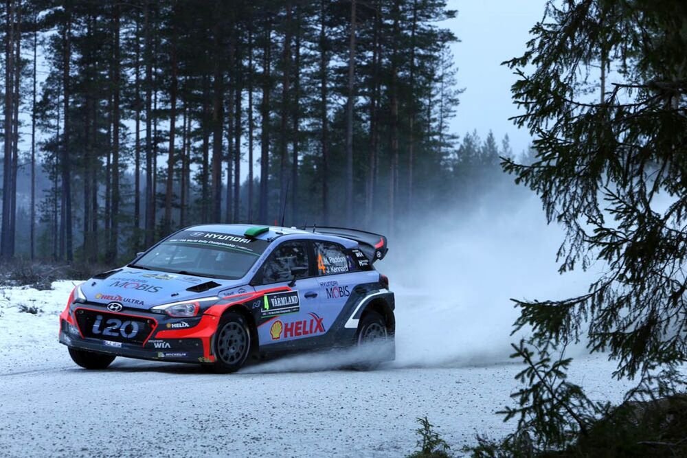 Per Paddon il Rally di Svezia &egrave; stata la prima gara con la i20 WRC 2016