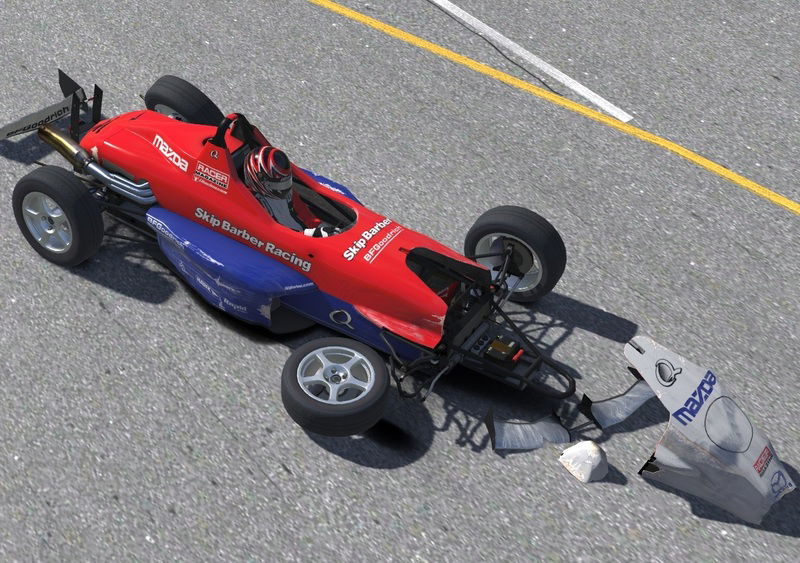 Iracing, nuova fisica dei danni