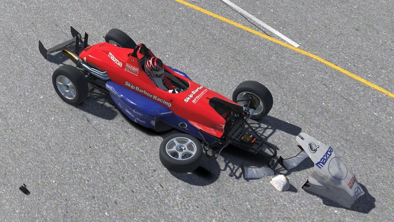 Iracing, nuova fisica dei danni