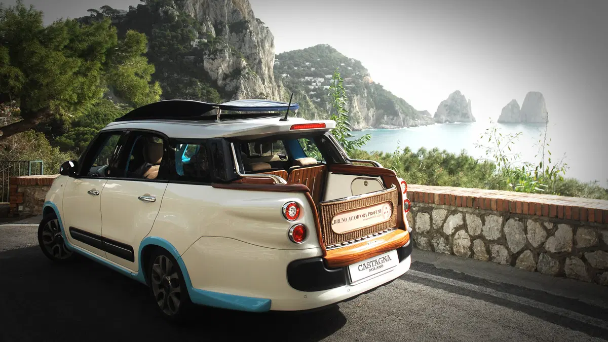 Fiat 500L Living Tiberio, il nuovo taxi di Capri lo firma Castagna (9)