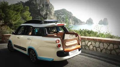 Fiat 500L Living Tiberio, il nuovo taxi di Capri lo firma Castagna