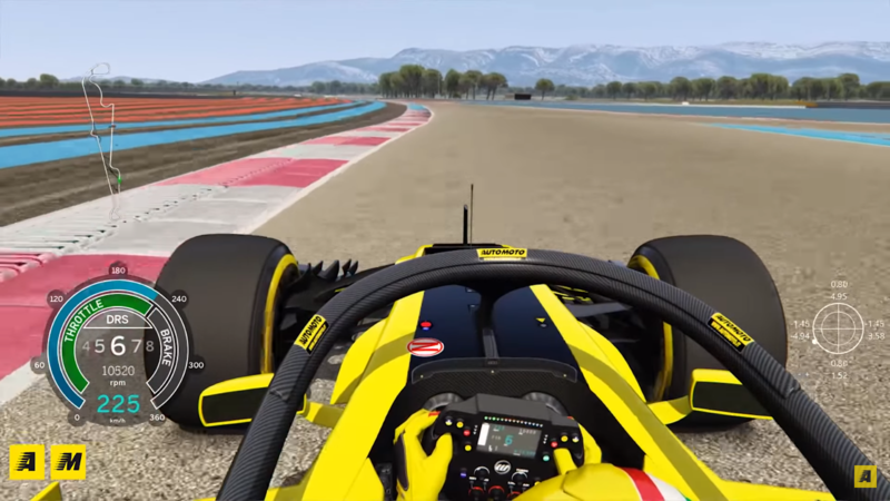 F1, GP Francia 2018: un giro al Paul Ricard sul simulatore Assetto Corsa [Video]